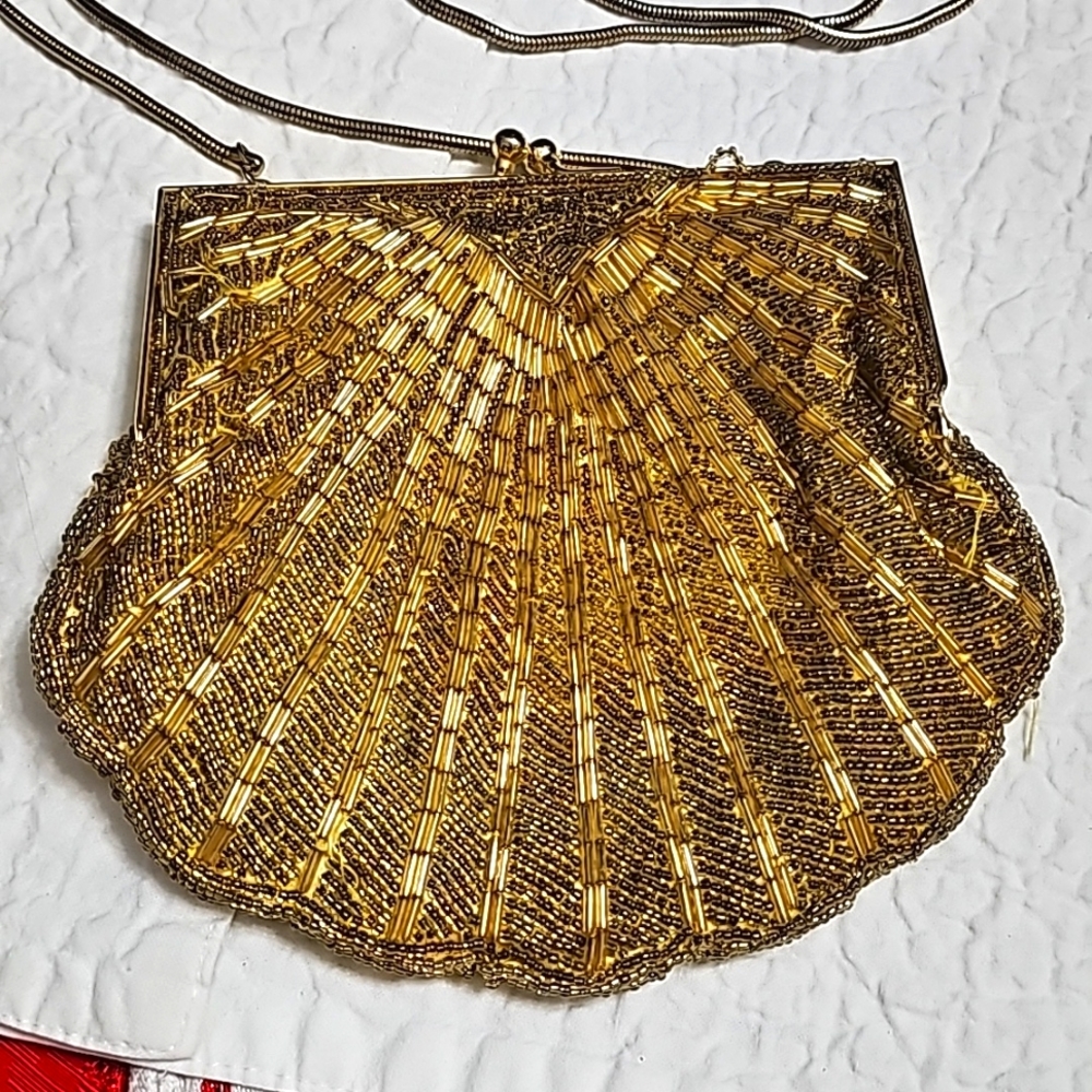 Andre' Cellini Hand Beaded Small Evening Bag.